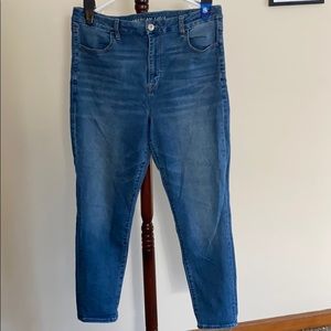 American Eagle Curvy Hi Rise Jegging, size 18 reg